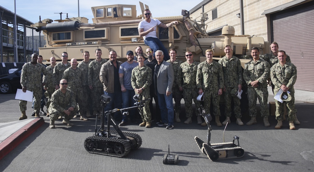 WWE Superstars Visit Sailors in San Diego