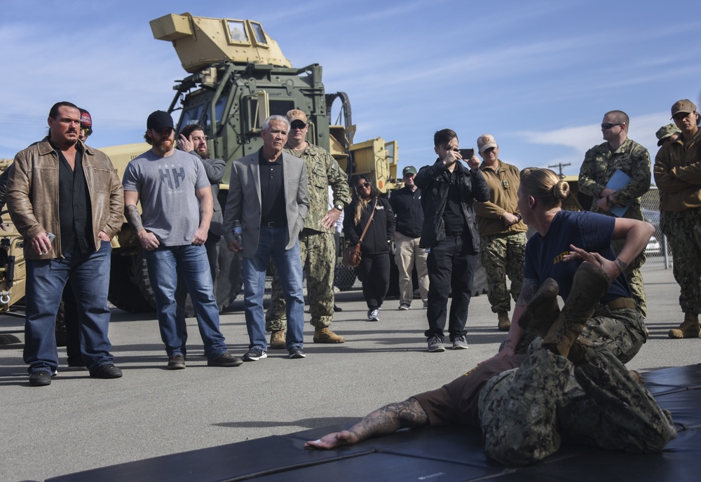 WWE Superstars Visit Sailors in San Diego