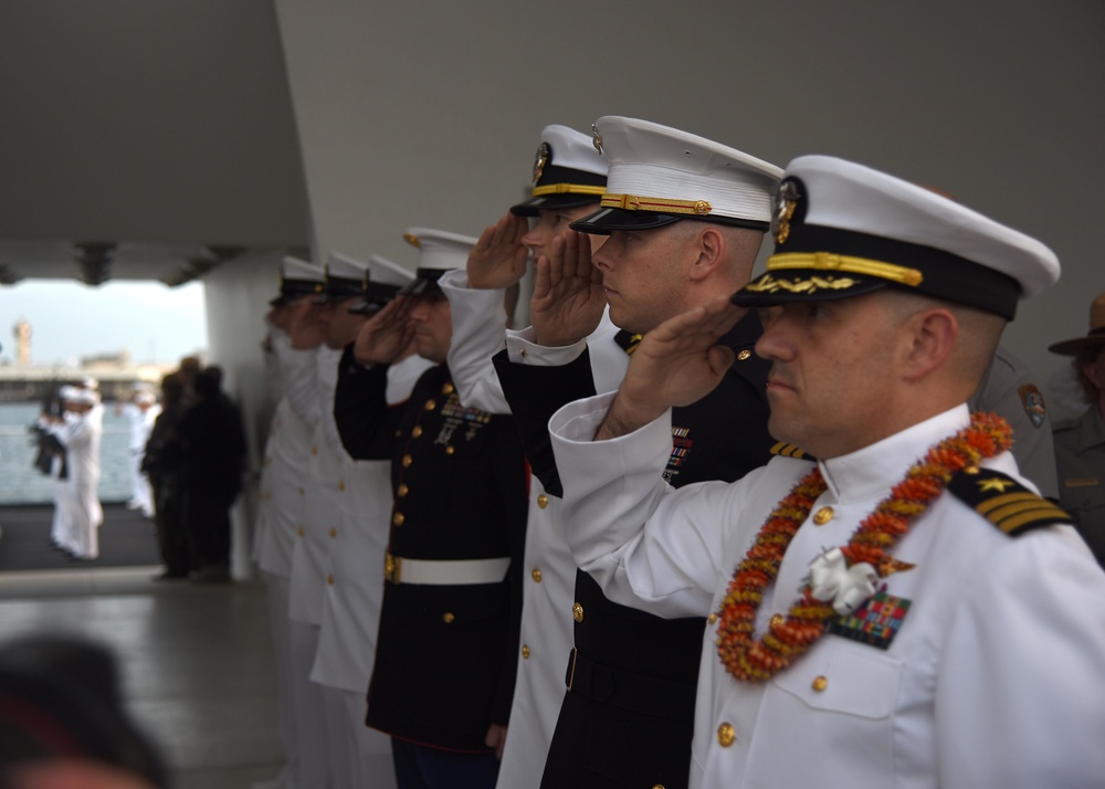 Pearl Harbor Survivor Estellee Birdsell Honored With USS Arizona Interment Ceremony