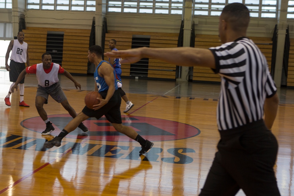 MCCS hosts Southern Camp’s Camp Commander’s Cup Basketball Tournament aboard Camp Foster