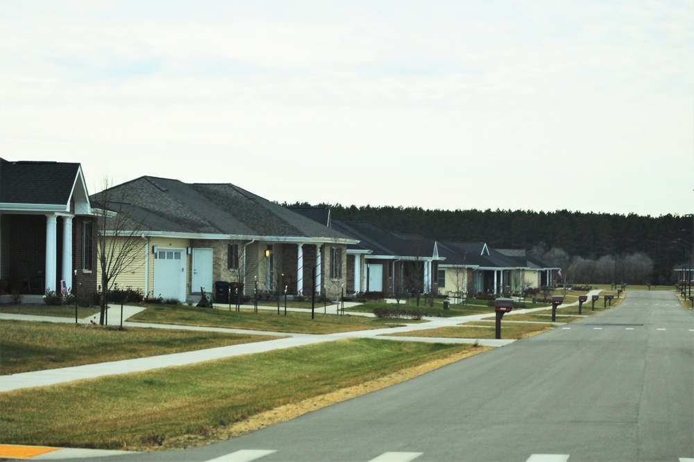 New housing on Fort McCoy's South Post