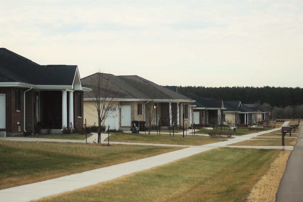 New housing on Fort McCoy's South Post
