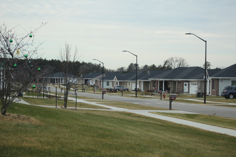 New housing on Fort McCoy's South Post