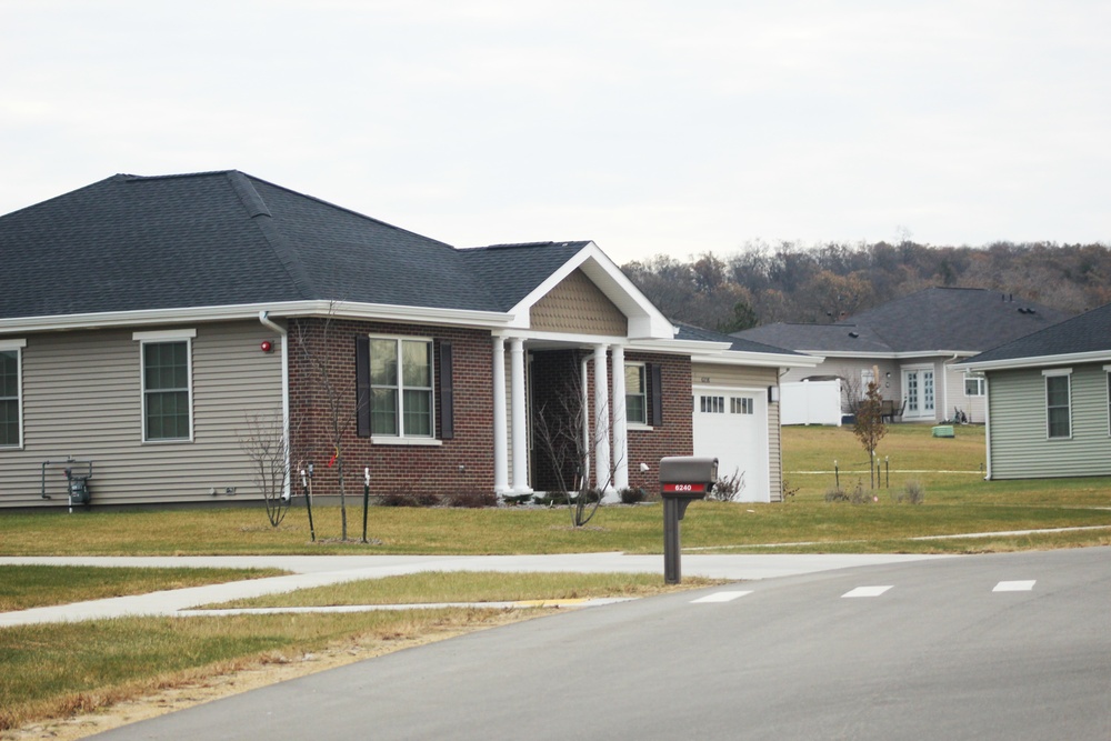 New housing on Fort McCoy's South Post