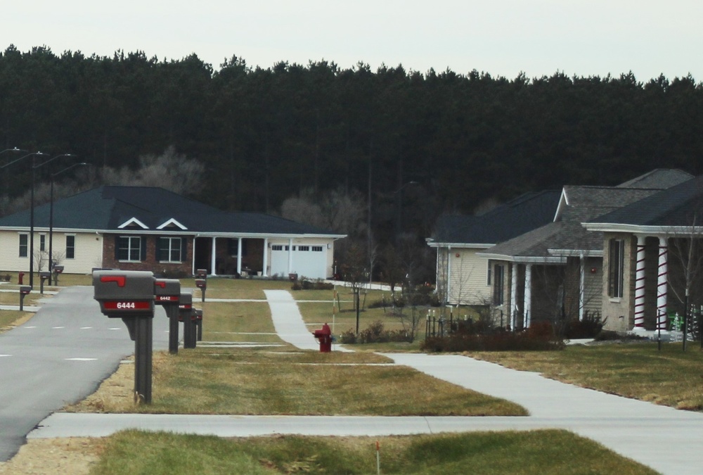 New housing on Fort McCoy's South Post