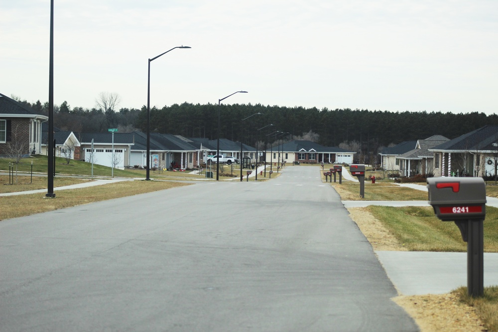 New housing on Fort McCoy's South Post