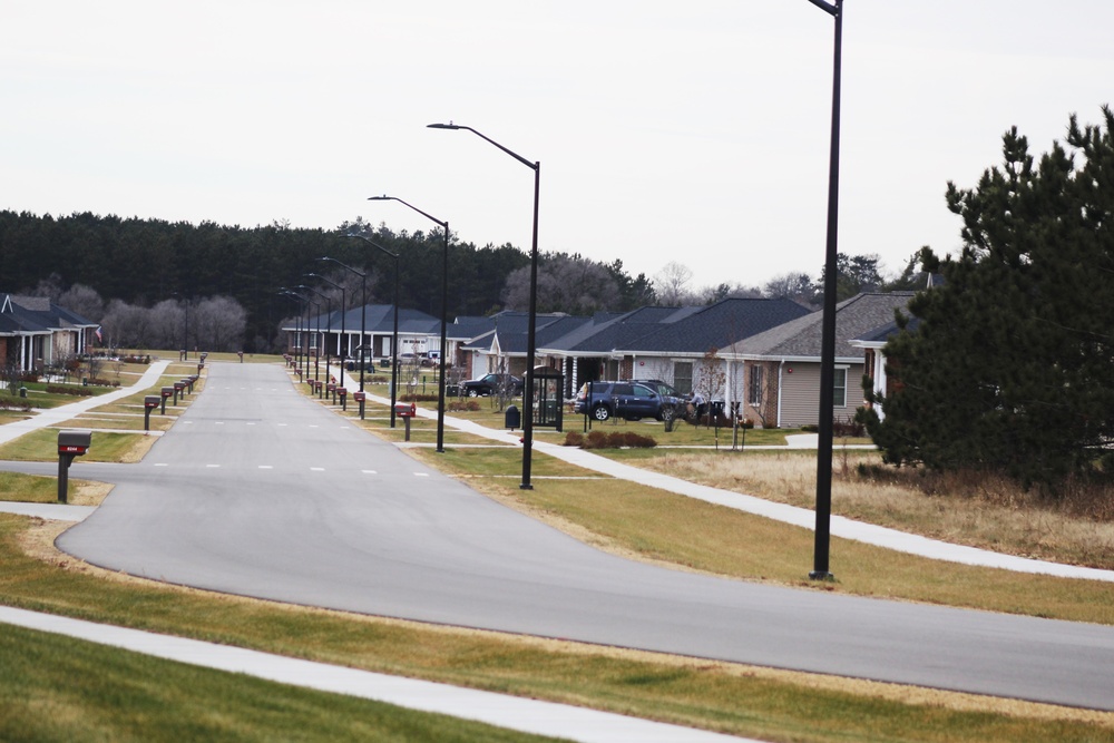 New housing on Fort McCoy's South Post