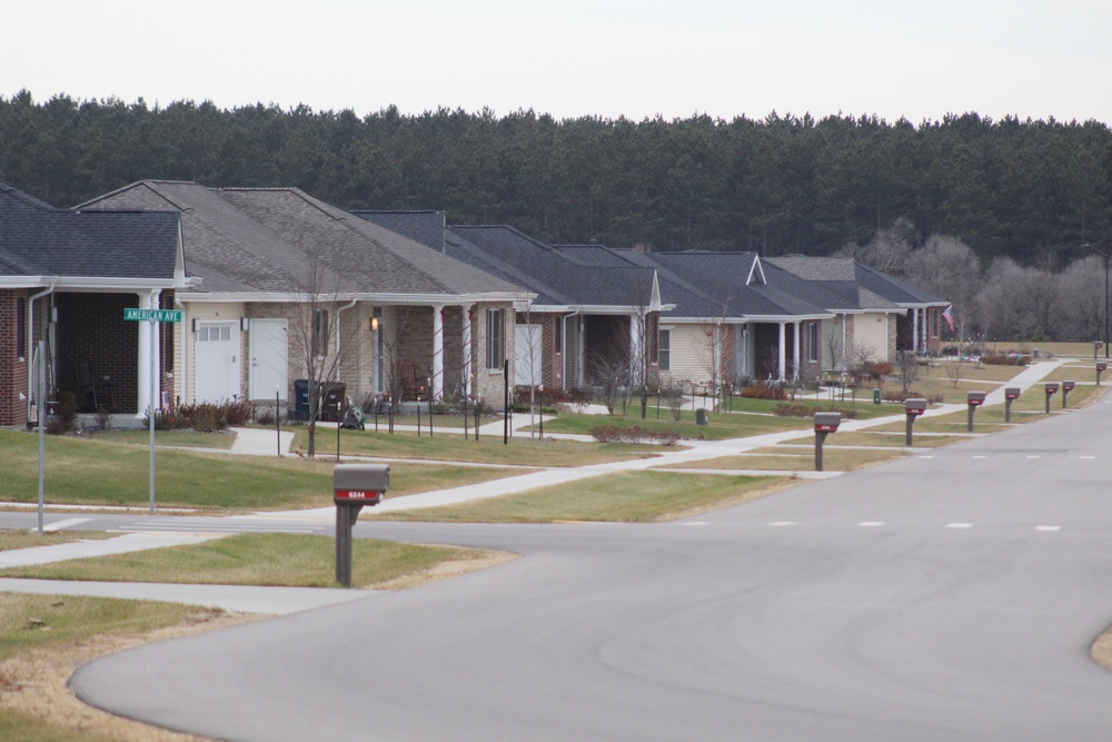 New housing on Fort McCoy's South Post