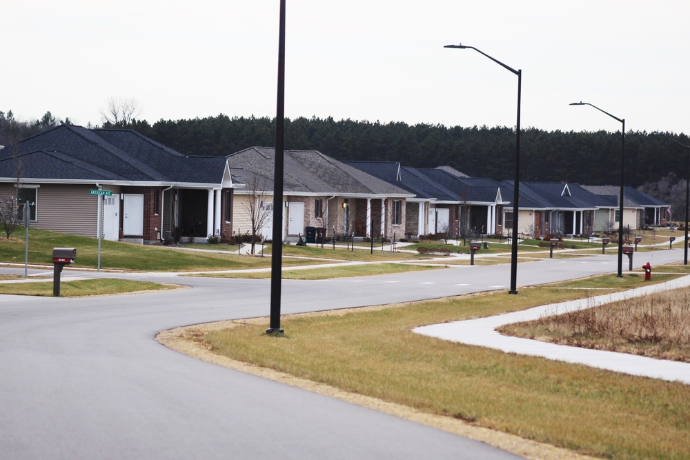 New housing on Fort McCoy's South Post