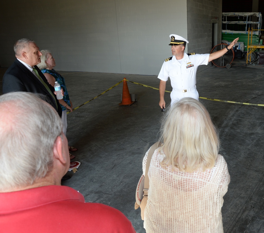 Officials cut ribbon, dedicate building to Marine Corps hero