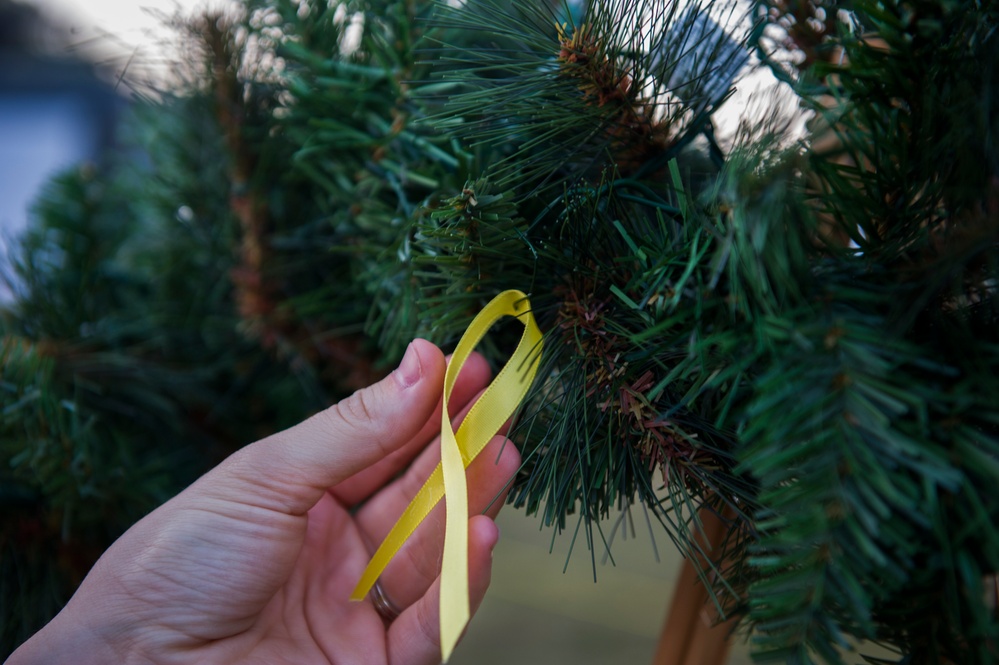 Hurlburt Field Christmas tree lighting