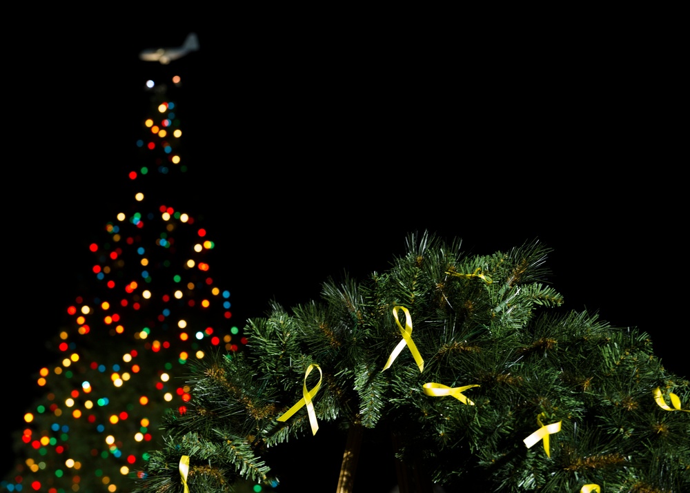 Hurlburt Field Christmas tree lighting