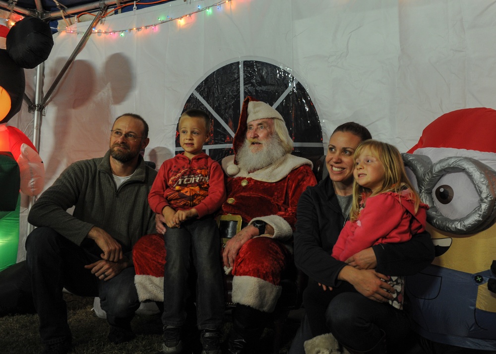 Hurlburt Field Christmas tree lighting