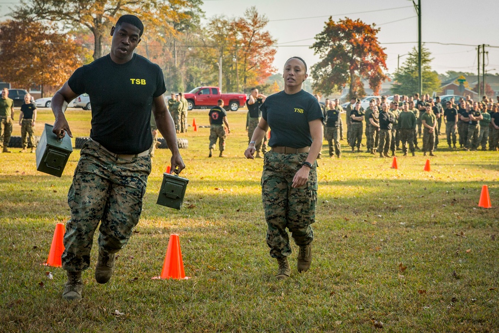 2nd TSB Marines compete in Commander's Cup