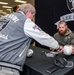 Oakland Raiders Lee Smith visits Travis Exchange