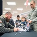 Oakland Raiders Lee Smith visits Travis Exchange