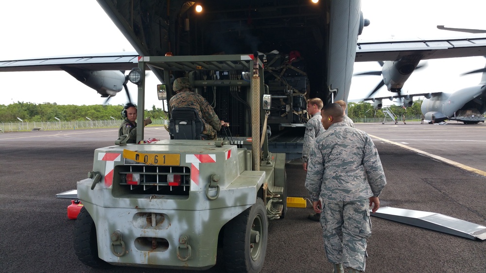 62nd APS lifts cargo, spirits on island of Dominica