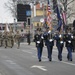 Michigan Honor Guard members participate in Latvia's 99th Independence Day parade