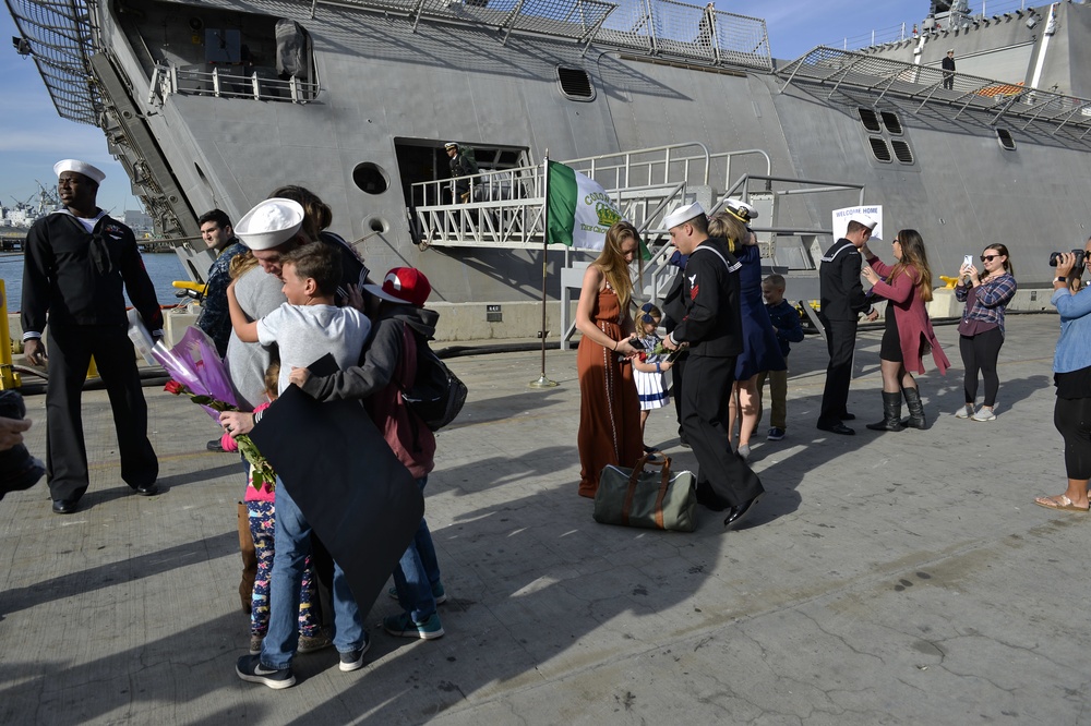 USS Coronado (LCS 4) returns from 18 month deployment