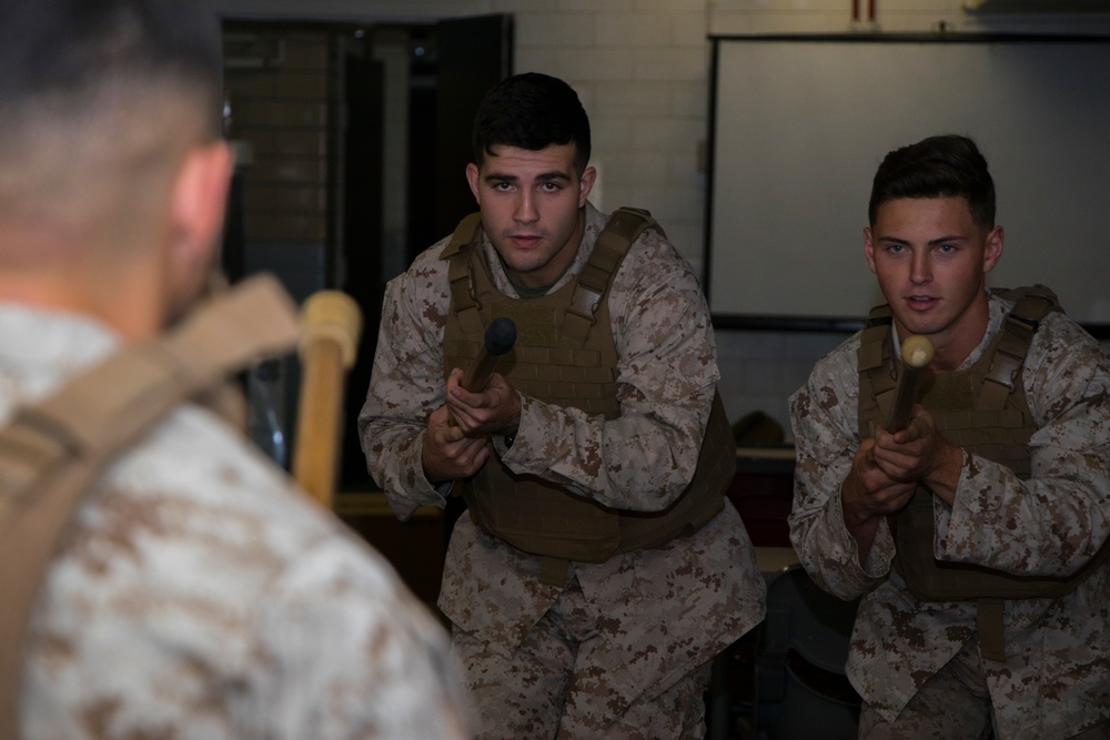 TSD Conducts MCMAP Aboard Camp Pendleton