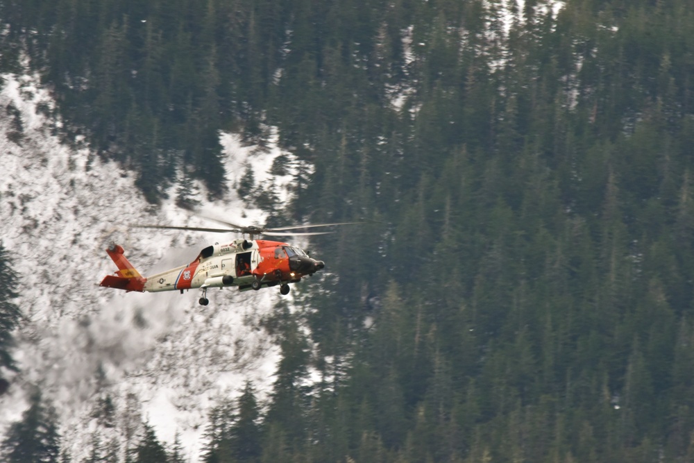 Coast Guard searches for two in Juneau, Alaska