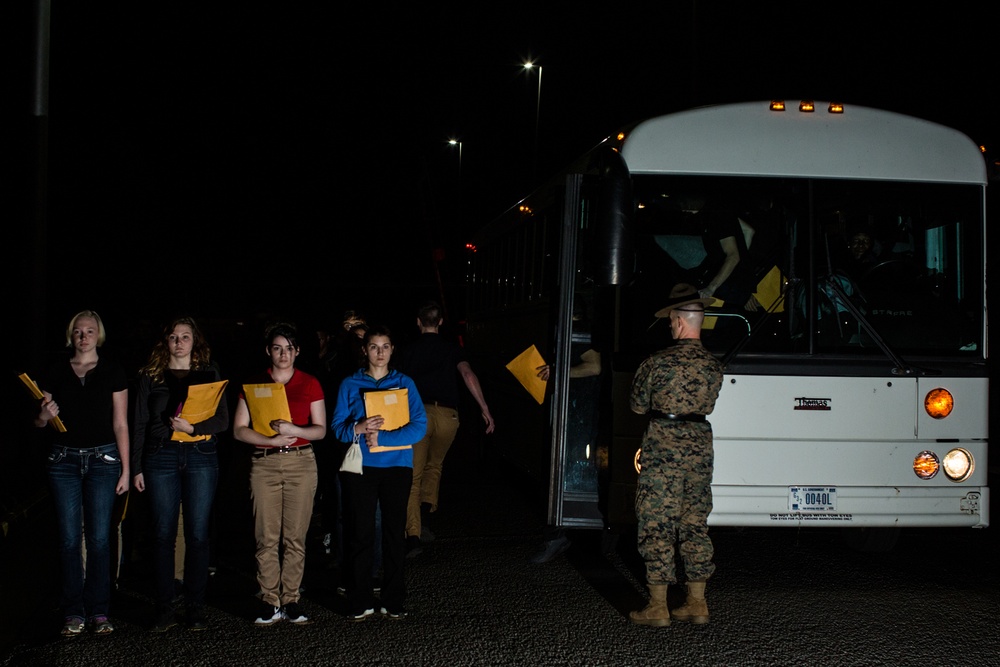 New recruits take first steps to earning title Marine on Parris Island