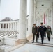 Singapore Chief of Defence Lt. Gen. Perry Lim Participates in an Armed Forces Full Honors Wreath-Laying at the Tomb of the Unknown Soldier