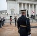 Singapore Chief of Defence Lt. Gen. Perry Lim Participates in an Armed Forces Full Honors Wreath-Laying at the Tomb of the Unknown Soldier