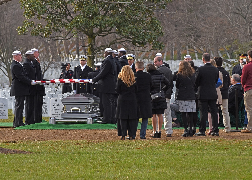 Radioman 3rd Class Howard W. Bean, assigned to the Battleship USS Oklahoma during the Pearl Harbor Attack, is laid to rest.