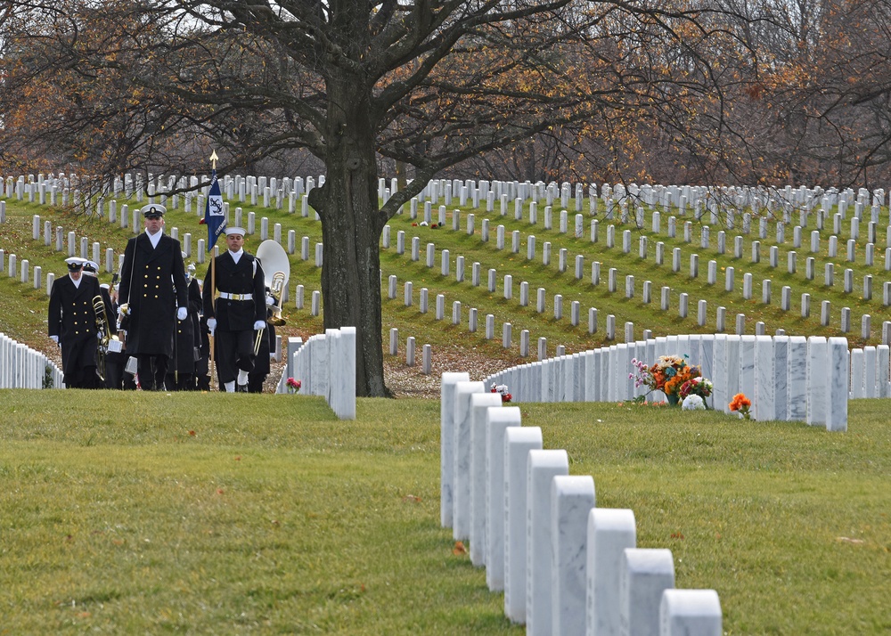 Radioman 3rd Class Howard W. Bean, assigned to the Battleship USS Oklahoma during the Pearl Harbor Attack, is laid to rest.