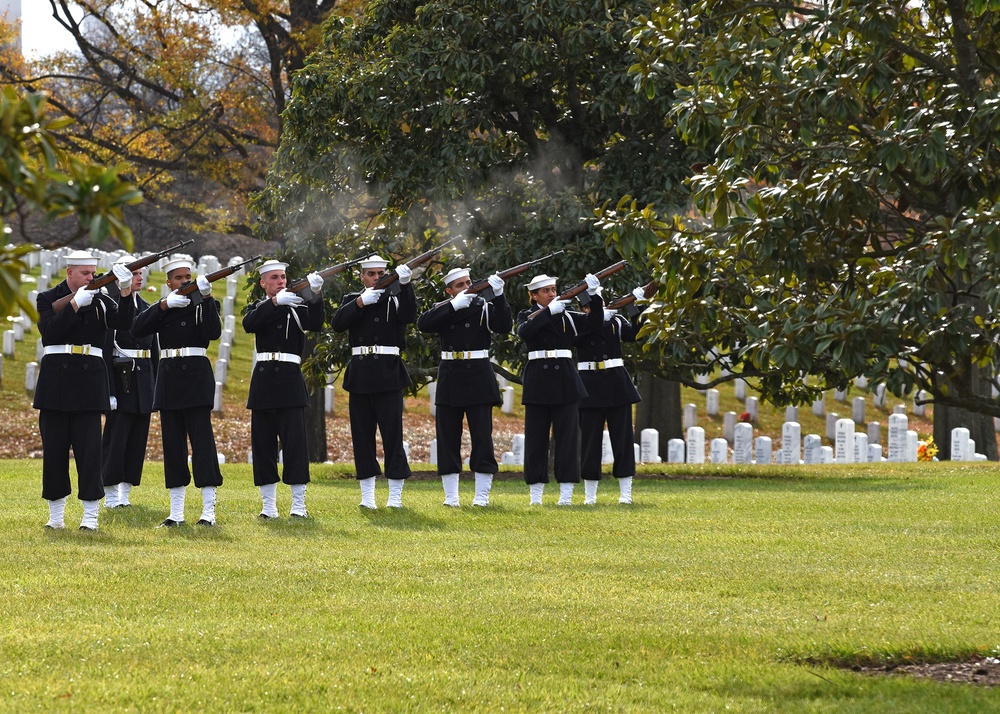 Radioman 3rd Class Howard W. Bean, assigned to the Battleship USS Oklahoma during the Pearl Harbor Attack, is laid to rest.