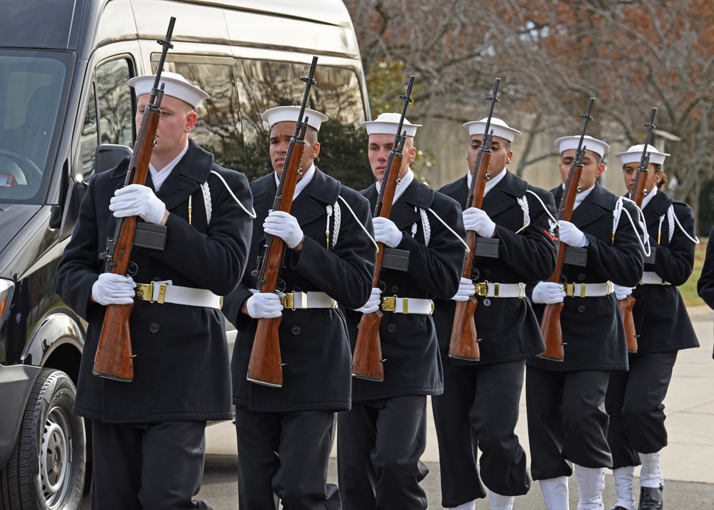 Radioman 3rd Class Howard W. Bean, assigned to the Battleship USS Oklahoma during the Pearl Harbor Attack, is laid to rest.