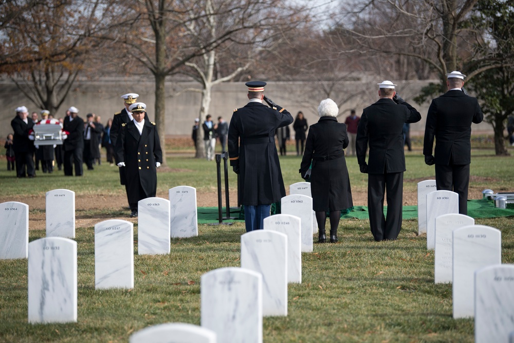 Radioman 3rd Class Howard W. Bean, assigned to the Battleship USS Oklahoma during the Pearl Harbor Attack, is laid to rest.