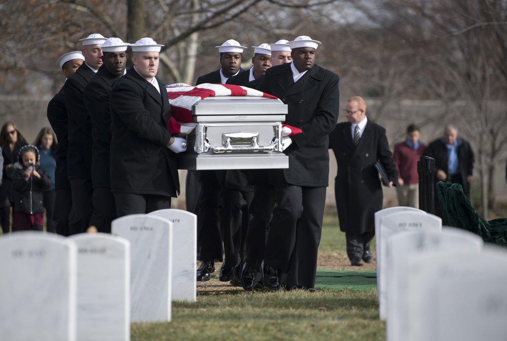 Radioman 3rd Class Howard W. Bean, assigned to the Battleship USS Oklahoma during the Pearl Harbor Attack, is laid to rest.