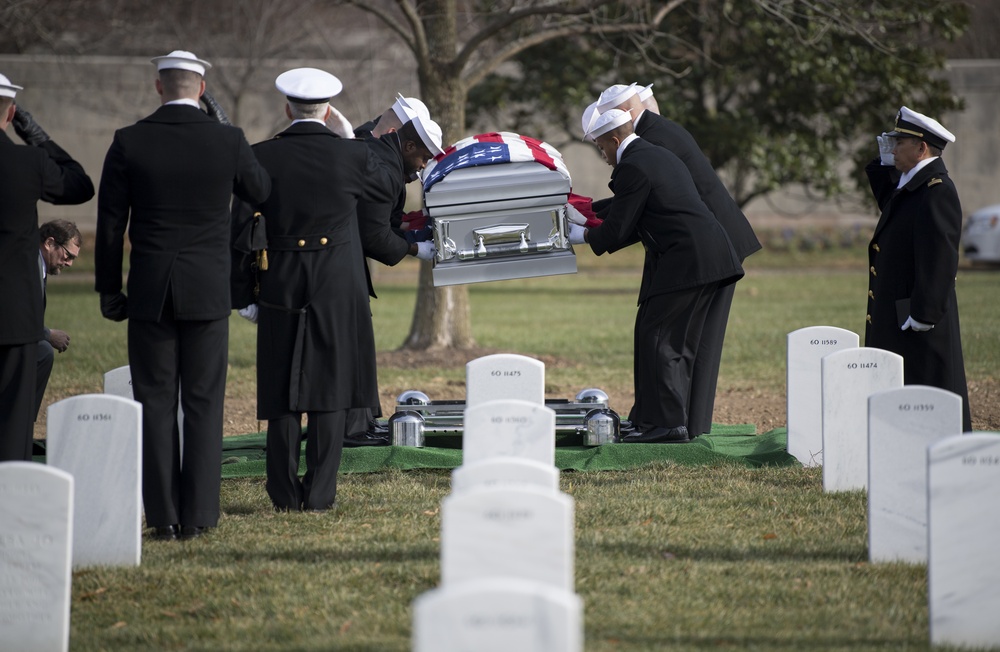 Radioman 3rd Class Howard W. Bean, assigned to the Battleship USS Oklahoma during the Pearl Harbor Attack, is laid to rest.