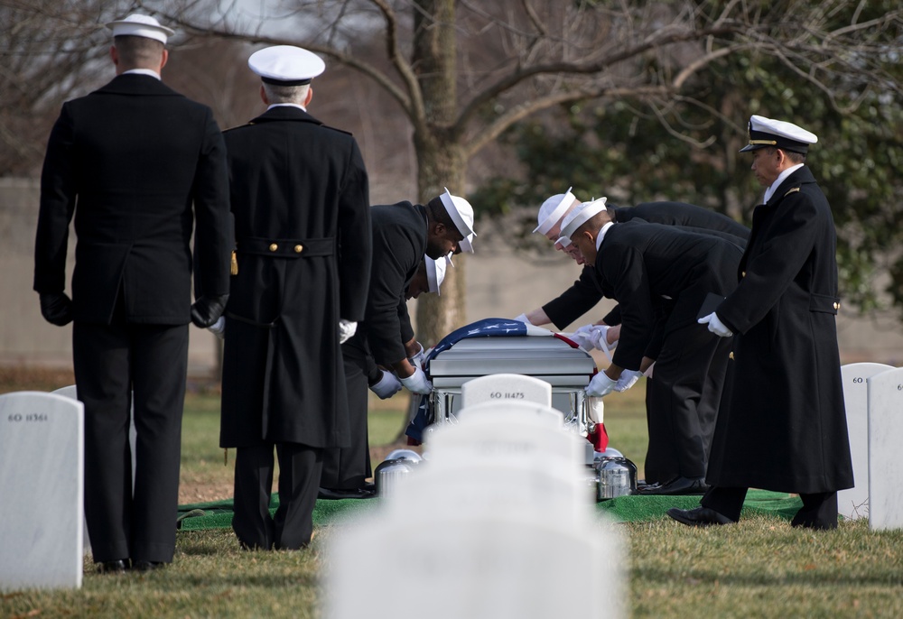 Radioman 3rd Class Howard W. Bean, assigned to the Battleship USS Oklahoma during the Pearl Harbor Attack, is laid to rest.