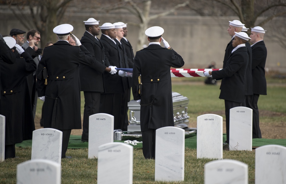 Radioman 3rd Class Howard W. Bean, assigned to the Battleship USS Oklahoma during the Pearl Harbor Attack, is laid to rest.