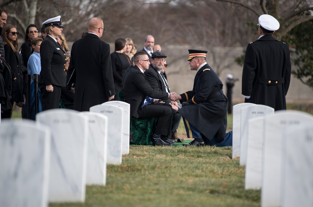 Radioman 3rd Class Howard W. Bean, assigned to the Battleship USS Oklahoma during the Pearl Harbor Attack, is laid to rest.