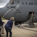 182nd Airlift Wing commander's fini flight