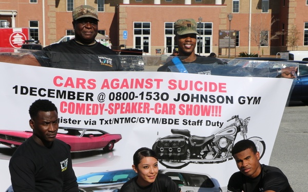 Spartans stand shoulder to shoulder to prevent suicide