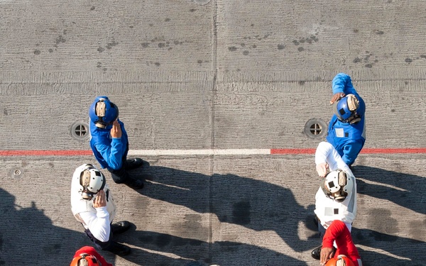 Task Force 51/5 Commander departs USS America