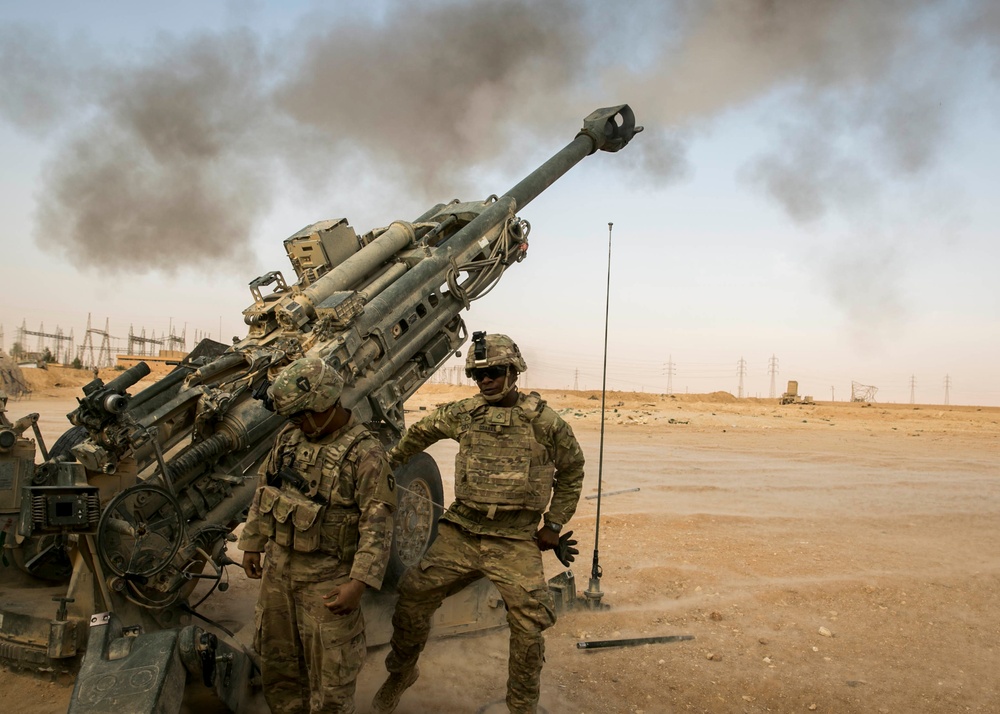 Advise and Assist Marines with Operation Inherent Resolve set up tactical assembly area