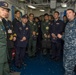 Officers from the Joint Staff Collge visit USS Bonhomme Richard (LHD 6)