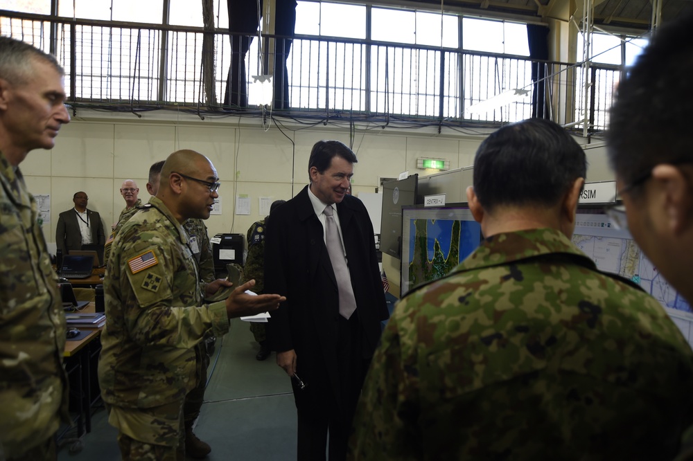 Ambassador to Japan visits Camp Sendai