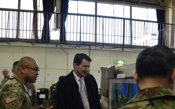 Ambassador to Japan visits Camp Sendai