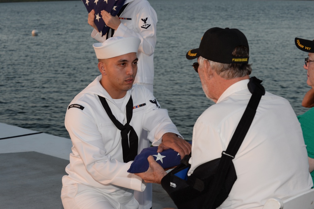 USS Utah Memorial Sunset Service and Interment Ceremony Held in Honor of Dec. 7 Anniversary