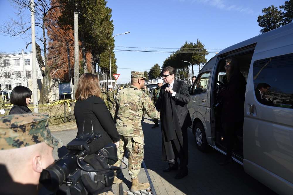 Ambassador to Japan visits Camp Sendai