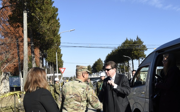 Ambassador to Japan visits Camp Sendai