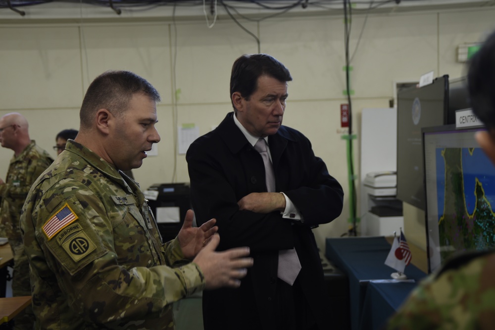 Ambassador to Japan visits Camp Sendai