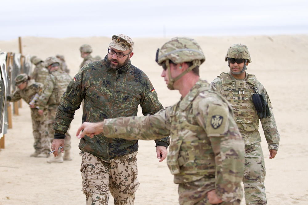 U.S. ARCENT Soldiers try for German badges